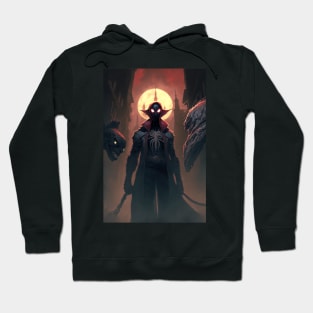 Spider-venom visits Yharnam in Bloodborne Hoodie